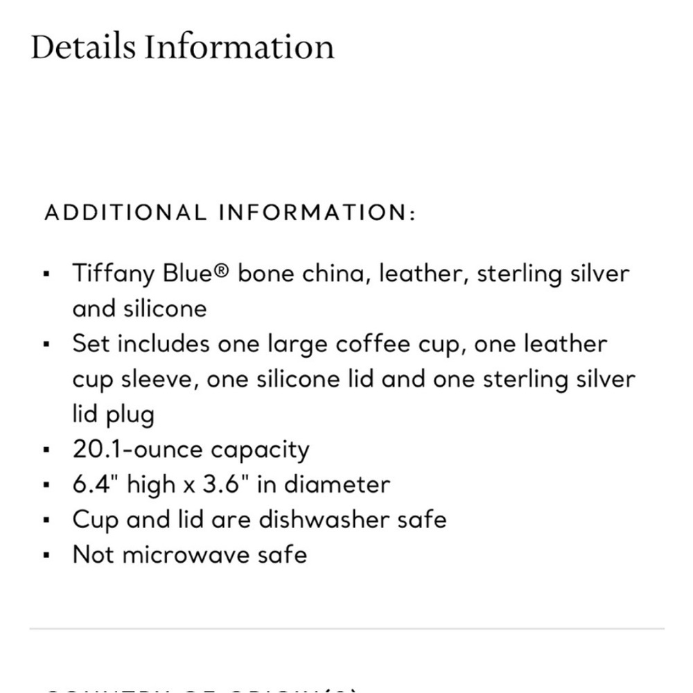 Tiffany & Co. Blue and Brown Travel Cup Set - Picture 3 of 9
